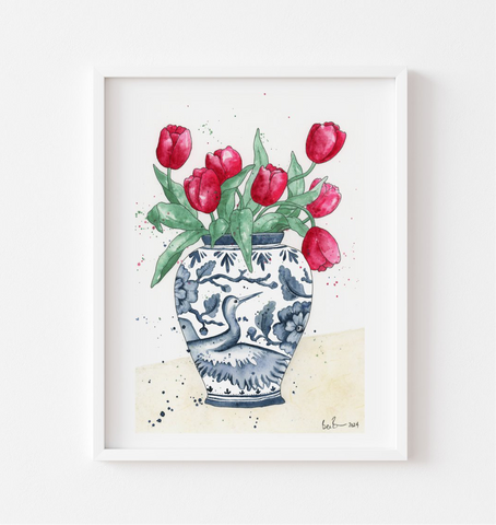Red Tulips | Clouds of Colour