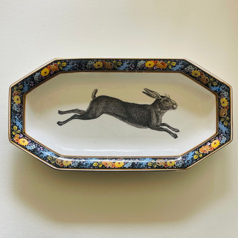 Leaping Hare | Deco Floral Tray