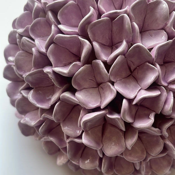 Pretty in lavender • Ceramic Hydrangea
