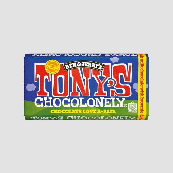 Ben & Jerry's Dark Milk Chocolate Brownie Bar | Tony's Chocolonely