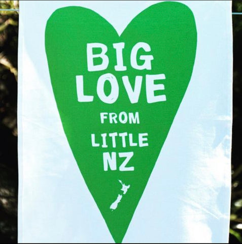 BIG LOVE from Little NZ - Tea towel